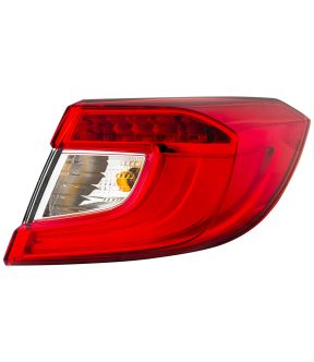 Right Passenger Side Tail Light For 18-22 Honda Accord; CAPA Certified