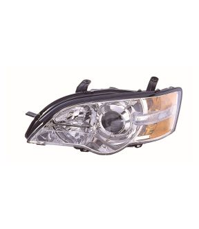 Left Driver Side Headlight For 06-07 Subaru Legacy, 06-07 Subaru Outback; CAPA Certified