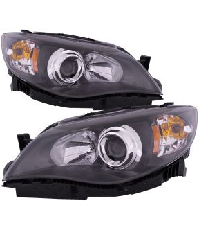 Headlight Set For 08-11 Subaru Impreza; CAPA Certified
