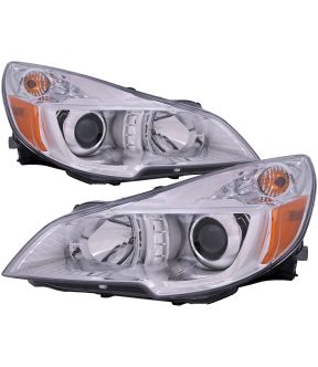 Headlight Set For 13-14 Subaru Outback; CAPA Certified