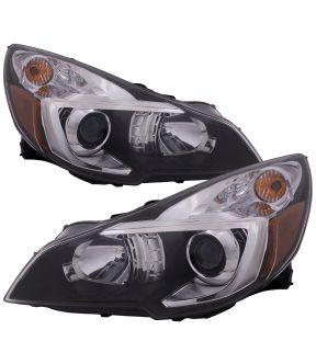 Headlight Set For 13-14 Subaru Legacy, 13-14 Subaru Outback; CAPA Certified