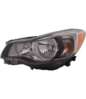Left Driver Side Headlight For 14 Subaru Impreza, 14-15 Subaru XV Crosstrek; CAPA Certified