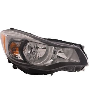 Right Passenger Side Headlight For 12-13 Subaru Impreza, 13-14 Subaru XV Crosstrek; CAPA Certified