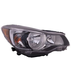 Right Passenger Side Headlight For 15-16 Subaru Impreza; CAPA Certified