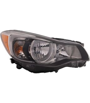 Right Passenger Side Headlight For 14 Subaru Impreza, 14-15 Subaru XV Crosstrek; CAPA Certified