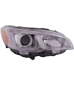 Right Passenger Side Headlight For 15-21 Subaru WRX; CAPA Certified