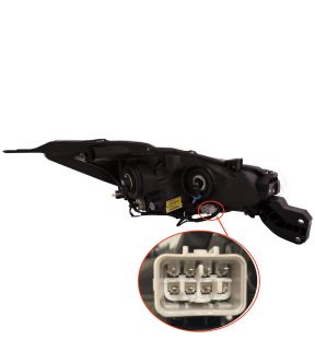 Left Driver Side Headlight For 15-17 Subaru Legacy; CAPA Certified