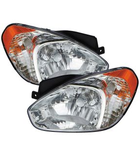 Headlight Set For 06-11 Hyundai Accent