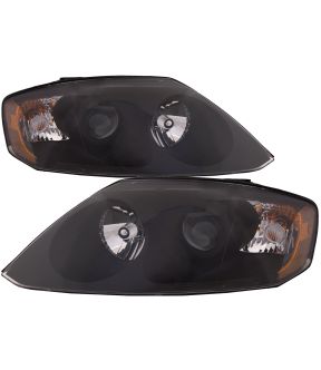 Headlight Set For 06 Hyundai Tiburon; CAPA Certified
