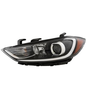 Left Driver Side Headlight For 17-18 Hyundai Elantra