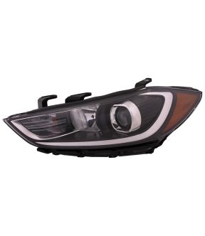 Left Driver Side Headlight For 17-18 Hyundai Elantra