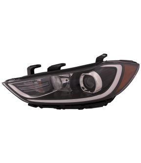 Left Driver Side Headlight For 17-18 Hyundai Elantra