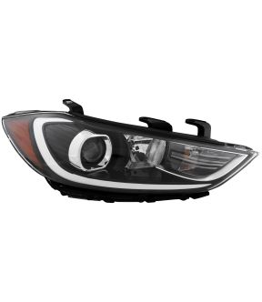 Right Passenger Side Headlight For 17-18 Hyundai Elantra