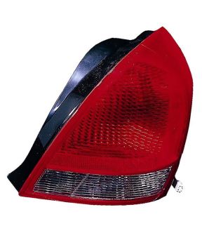Left Driver Side Tail Light For 01-03 Hyundai Elantra; CAPA Certified