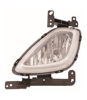 Left Driver Side Fog Light For 11-13 Hyundai Elantra; CAPA Certified