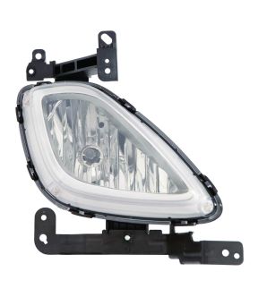 Right Passenger Side Fog Light For 11-13 Hyundai Elantra; CAPA Certified