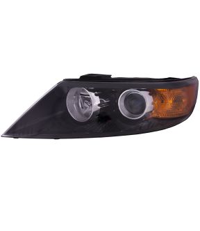Left Driver Side Headlight For 11-13 Kia Sorento; CAPA Certified