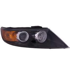 Right Passenger Side Headlight For 11-13 Kia Sorento; CAPA Certified