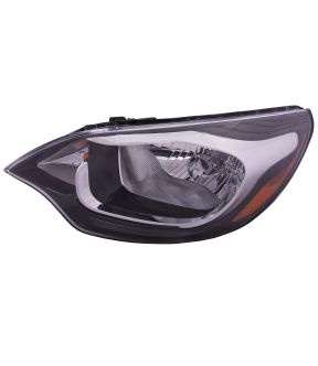 Left Driver Side Headlight For 12-17 Kia Rio; CAPA Certified