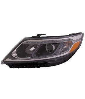 Left Driver Side Headlight For 14-15 Kia Sorento; CAPA Certified