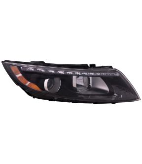 Right Passenger Side Headlight For 14-15 Kia Optima; CAPA Certified