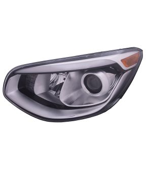 Left Driver Side Headlight For 14-16 Kia Soul; CAPA Certified
