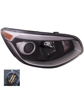 Right Passenger Side Headlight For 17-19 Kia Soul