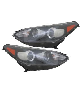 Headlight Set For 17-22 Kia Sportage; CAPA Certified