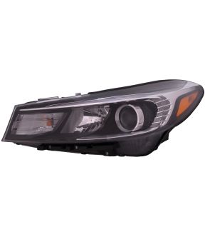 Left Driver Side Headlight For 17-18 Kia Forte, 17-18 Kia Forte5; CAPA Certified