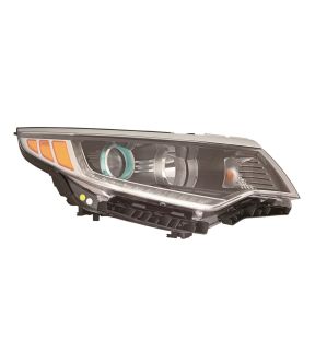 Right Passenger Side Headlight For 17-19 Kia Optima; CAPA Certified