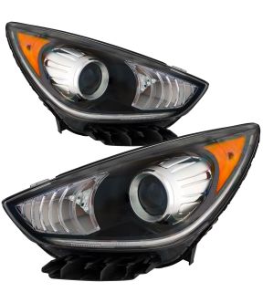 Headlight Set For 17-19 Kia Niro; CAPA Certified