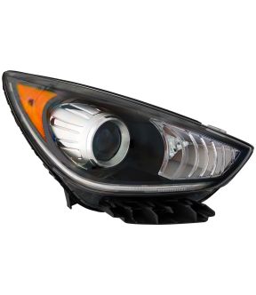 Right Passenger Side Headlight For 17-19 Kia Niro; CAPA Certified
