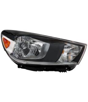 Right Passenger Side Headlight For 18-23 Kia Rio; CAPA Certified