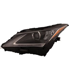 Left Driver Side Headlight For 16-19 Lexus RX350, 18-19 Lexus RX350L, 16-19 Lexus RX450h, 18-19 Lexus RX450hL; CAPA Certified