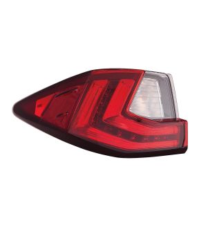 Left Driver Side Tail Light For 16-22 Lexus RX350, 18-22 Lexus RX350L, 16-22 Lexus RX450h; CAPA Certified
