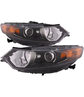 Headlight Set For 09-14 Acura TSX; CAPA Certified