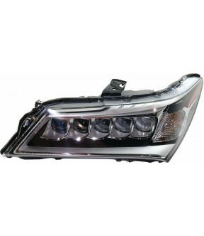 Left Driver Side Headlight For 14-16 Acura MDX; CAPA Certified