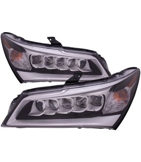 Headlight Set For 14-16 Acura MDX; CAPA Certified