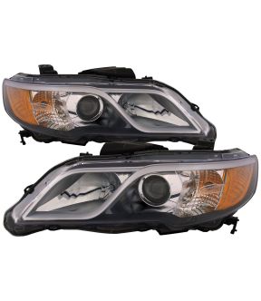 Headlight Set For 13-15 Acura RDX; CAPA Certified