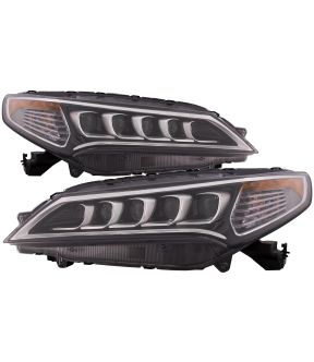 Headlight Set For 15-17 Acura TLX; CAPA Certified