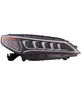 Right Passenger Side Headlight For 15-17 Acura TLX; CAPA Certified