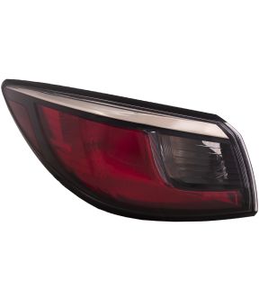 Left Driver Side Tail Light For 16 Scion iA, 16-20 Toyota Yaris, 17-18 Toyota Yaris iA; CAPA Certified
