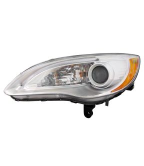 Left Driver Side Headlight For 11-14 Chrysler 200; CAPA Certified