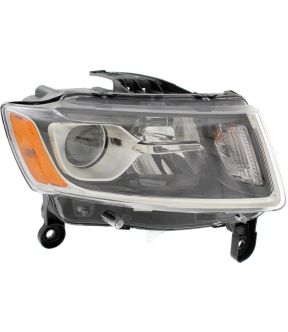 Right Passenger Side Headlight For 14-16 Jeep Grand Cherokee; CAPA Certified