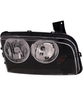 Right Passenger Side Headlight For 06-10 Dodge Charger; CAPA Certified