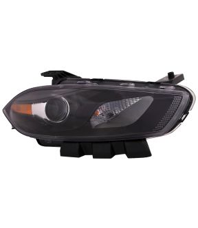 Right Passenger Side Headlight For 16 Dodge Dart; CAPA Certified