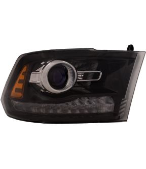 Right Passenger Side Headlight For 13-18 Ram 1500, 19-22 Ram 1500 Classic, 13-18 Ram 2500, 13-18 Ram 3500; CAPA Certified