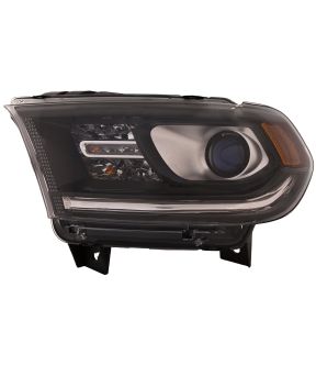 Left Driver Side Headlight For 14-15 Dodge Durango; CAPA Certified
