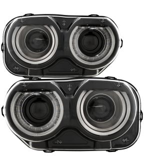 Headlight Set For 15-23 Dodge Challenger