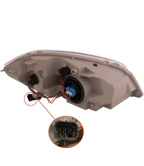 Headlight Set For 05-10 Chevrolet Cobalt, 07-09 Pontiac G5; CAPA Certified